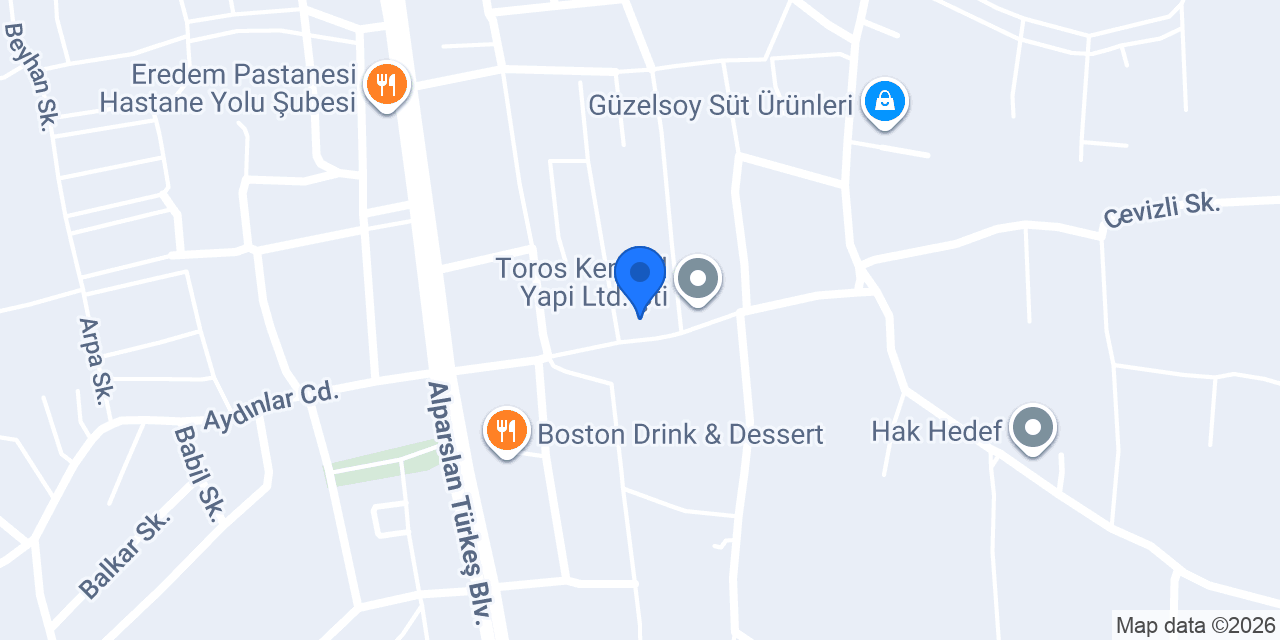 Sönmez Yapı İnşaat konumu