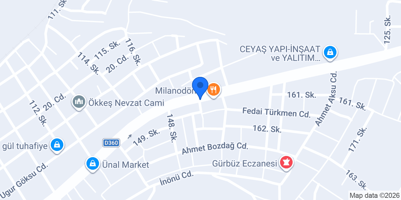 MTN ZAMİR Yapı Malzemeleri San. Tic. Ltd. Şti konumu