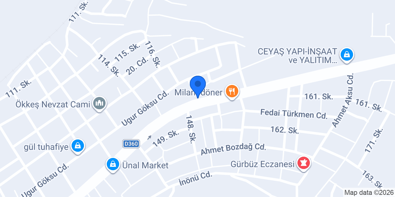 Pasaport Pizza Pazarcık konumu