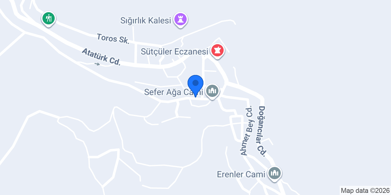 Aslan Kırtasiye konumu