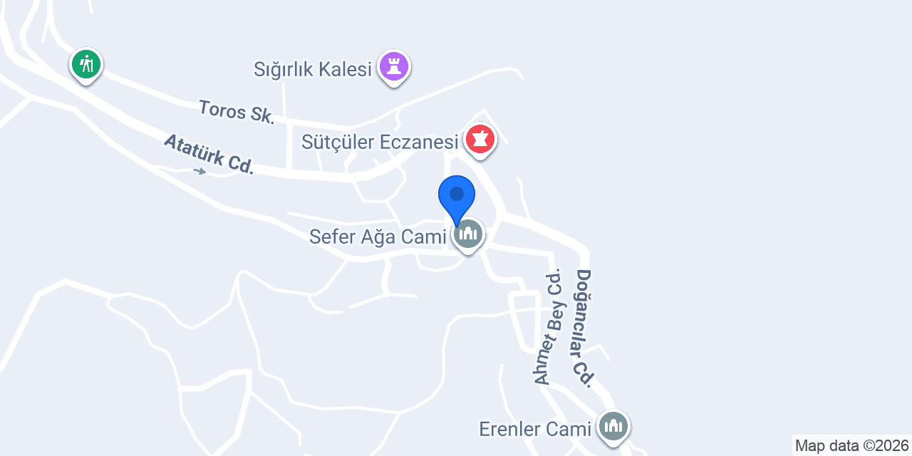 Sütçüler merkez taksi (ISPARTA) konumu