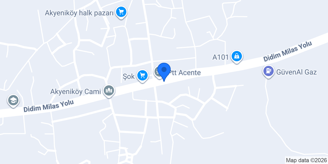 Akyeniköy Aile Sağlığı Merkezi konumu