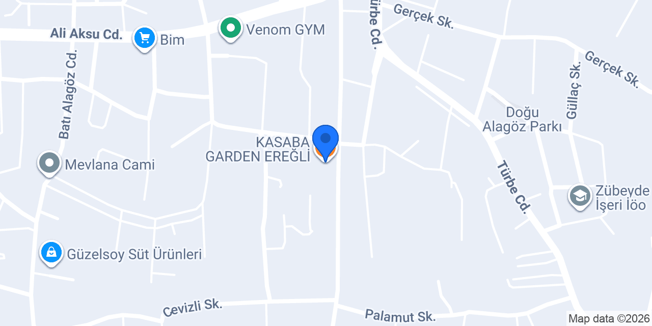 KASABA GARDEN EREĞLİ konumu