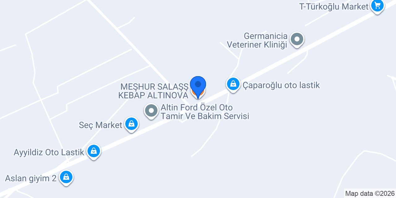 MEŞHUR SALAŞŞ KEBAP ALTINOVA konumu