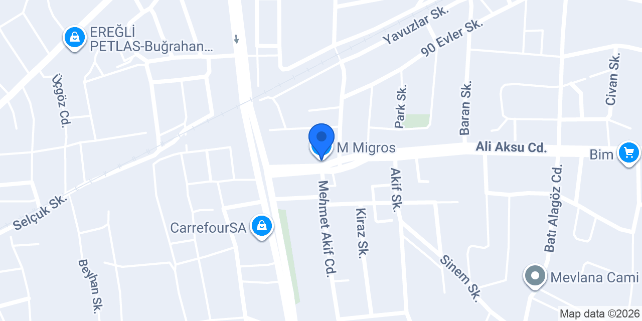 M Migros konumu