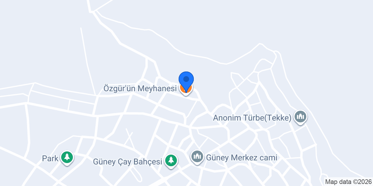 Özgür'ün Meyhanesi konumu