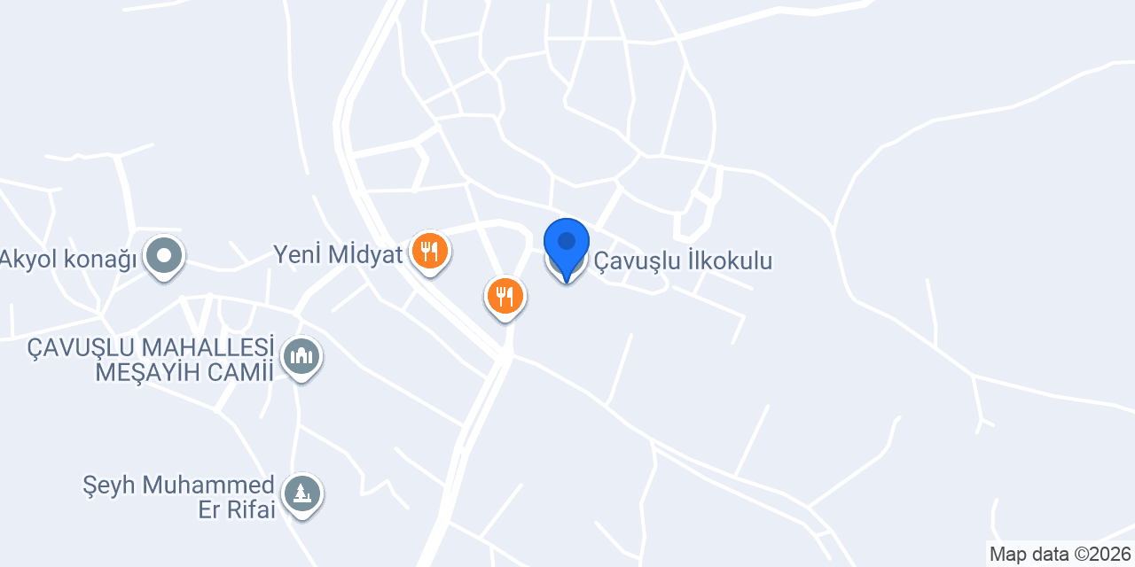 Çavuşlu İlkokulu konumu