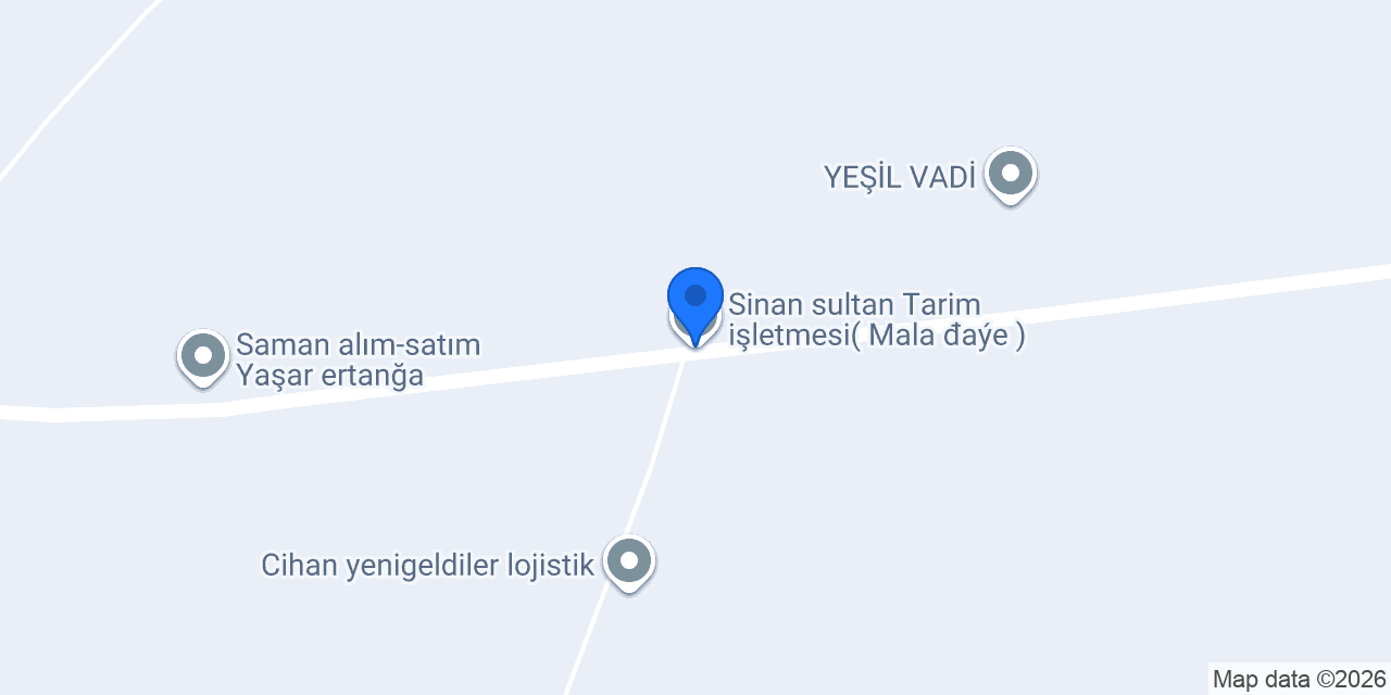 Sinan sultan Tarim işletmesi( Mala đaýe ) konumu