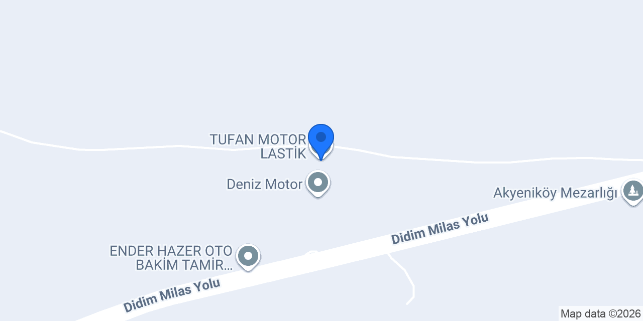 TUFAN MOTOR LASTİK konumu