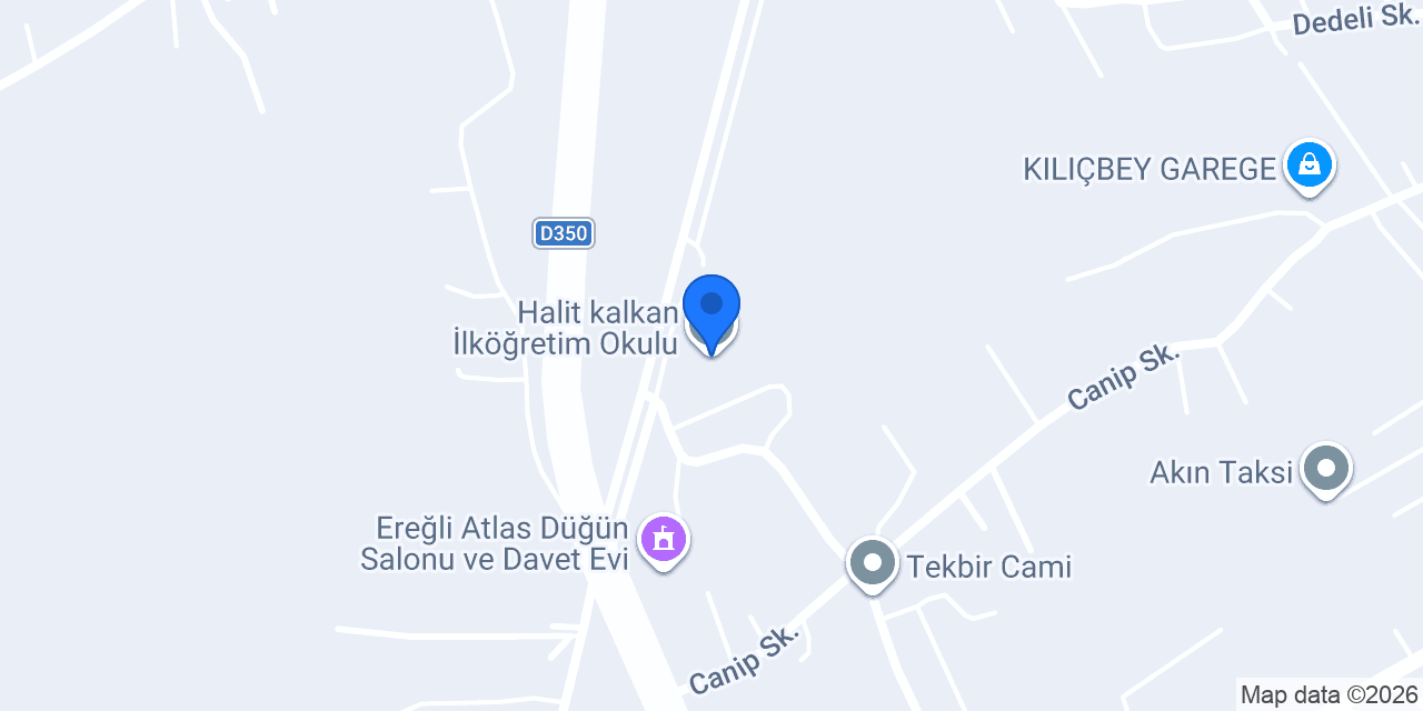 Halit kalkan İlköğretim Okulu konumu
