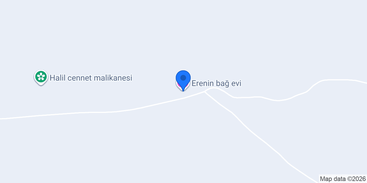 Erenin bağ evi konumu