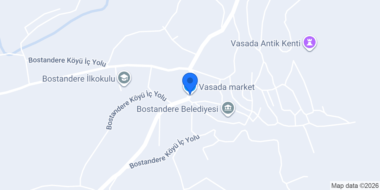 Vasada market konumu