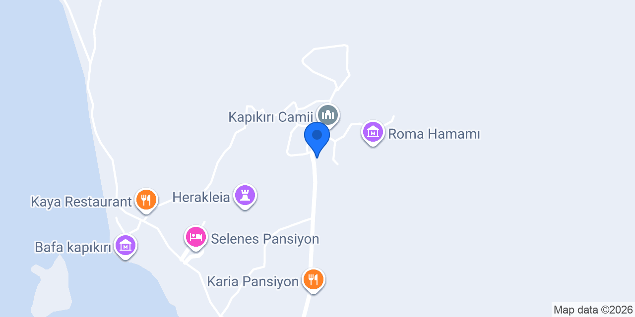 Haus Yasemin Pansiyon konumu