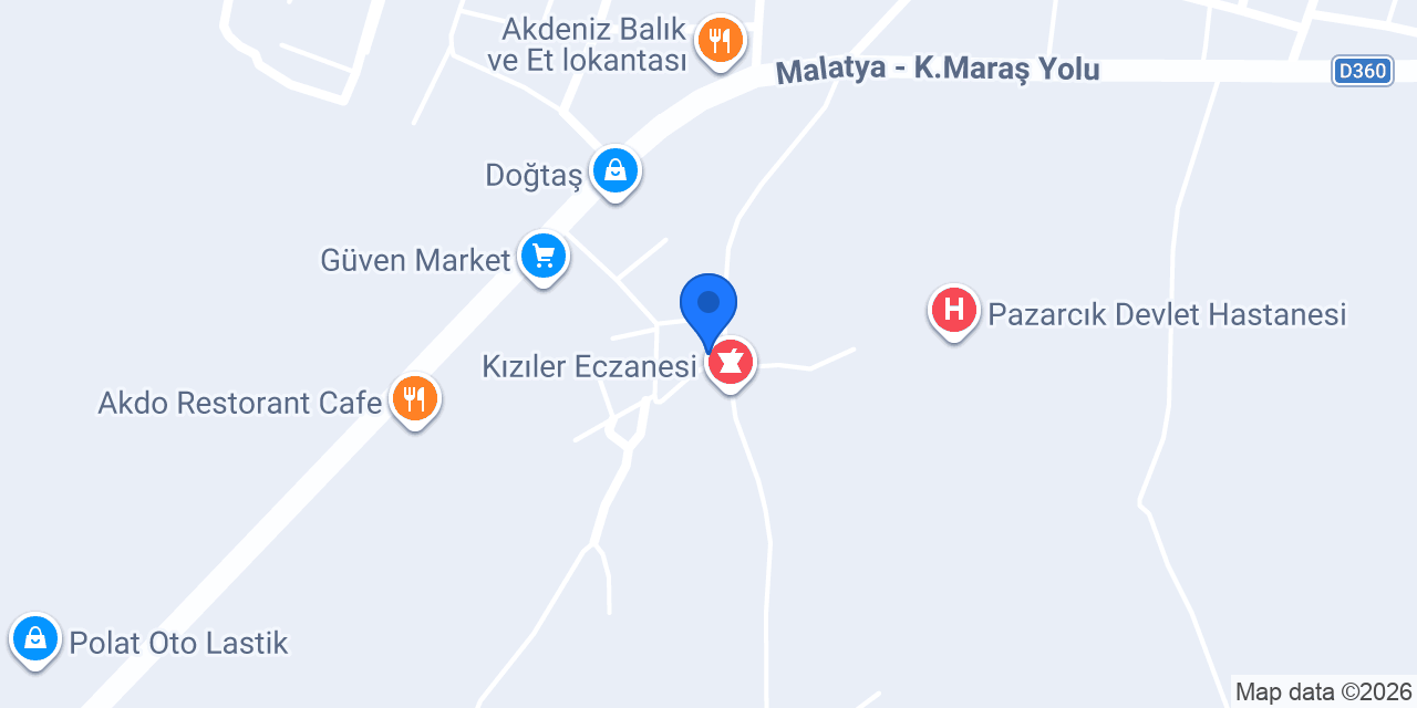 Tuba Eczanesi konumu