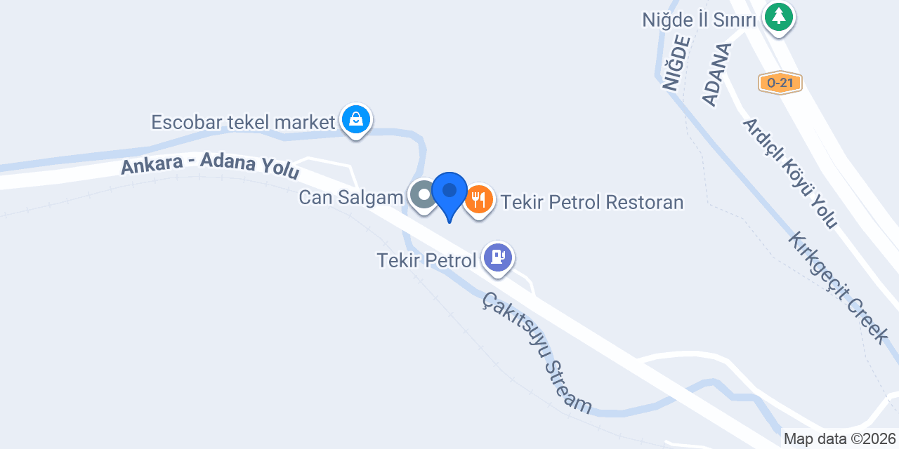 Tekir oto aksesuar konumu