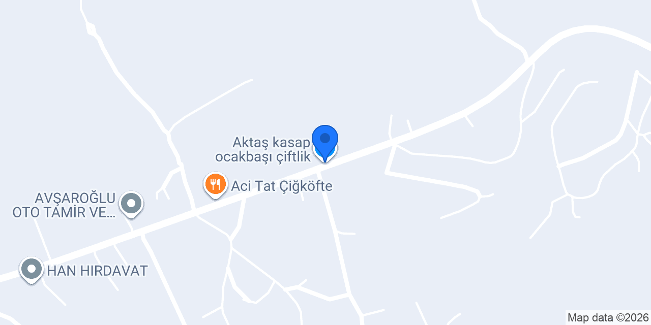 Aktaş kasap ocakbaşı çiftlik konumu
