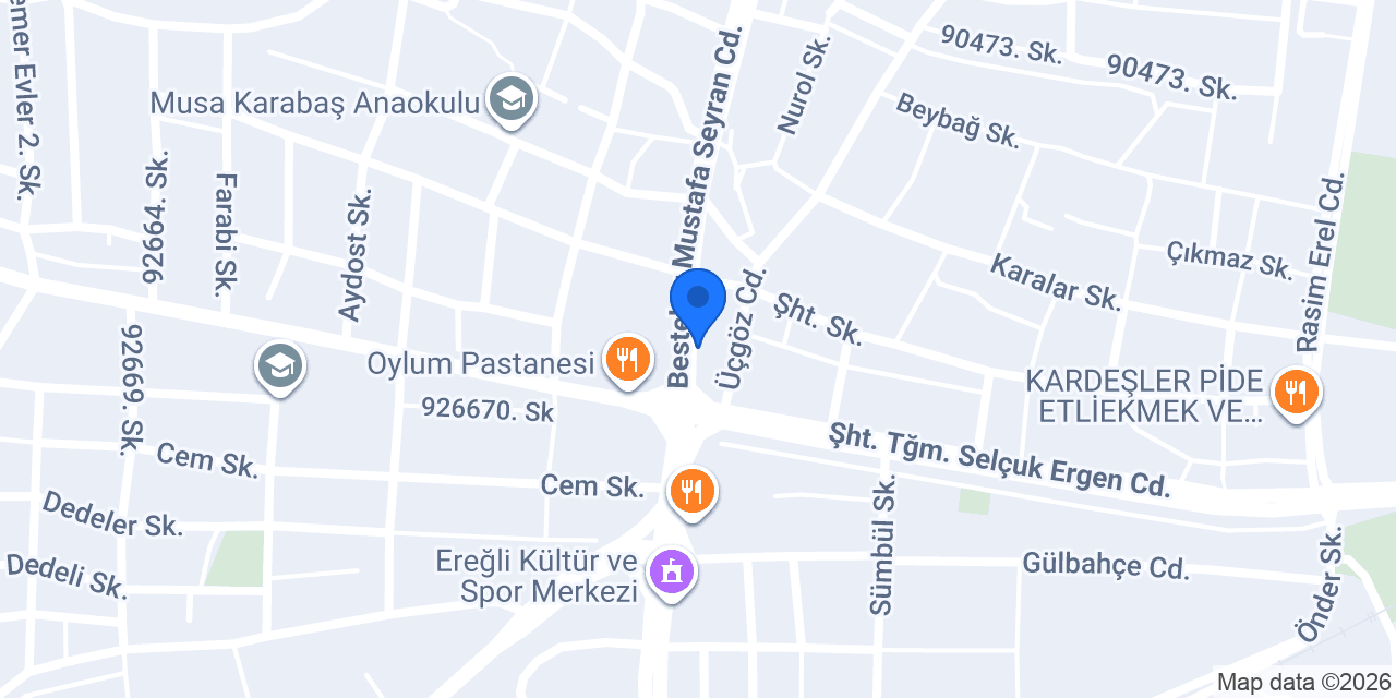 Öz Bakırlar Etli Ekmek konumu