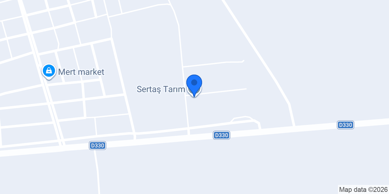 Sertaş Tarım konumu