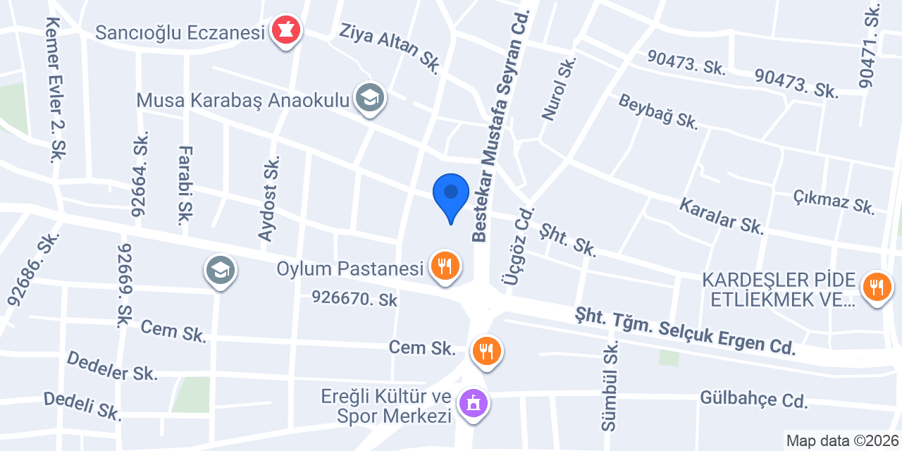 ESOM Eğitim Merkezi konumu