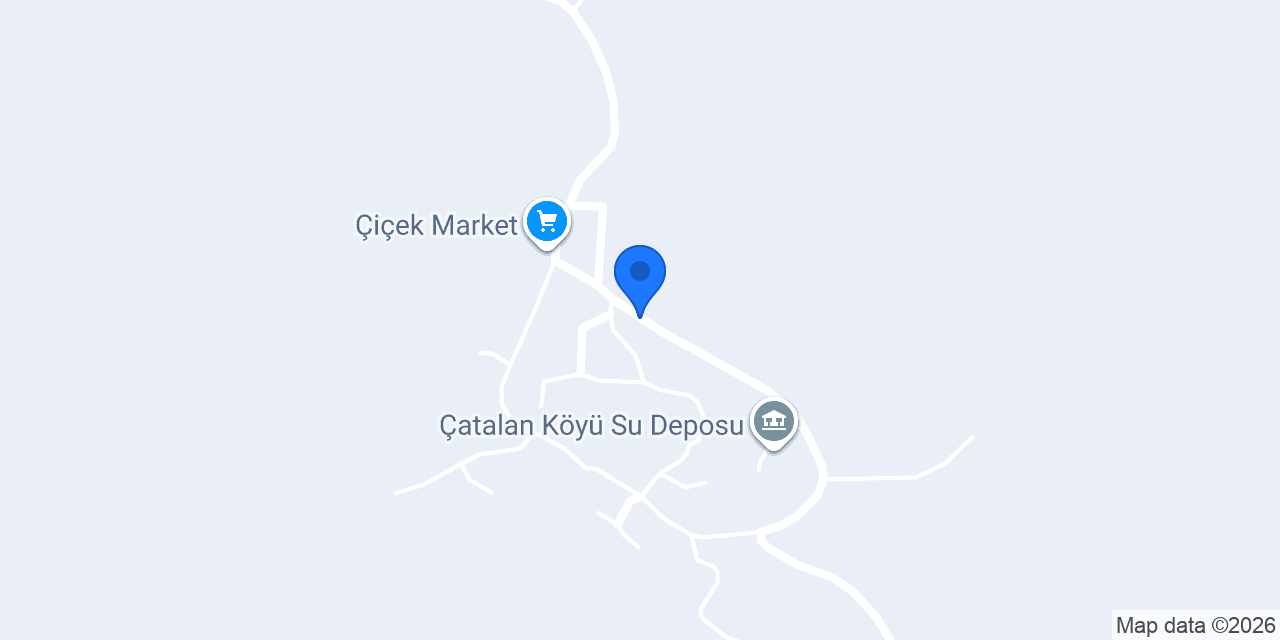 Çatalan İlköğretim Okulu konumu