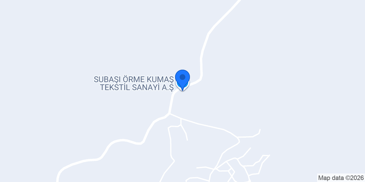 SUBAŞI ÖRME KUMAŞ TEKSTİL SANAYİ A.Ş konumu