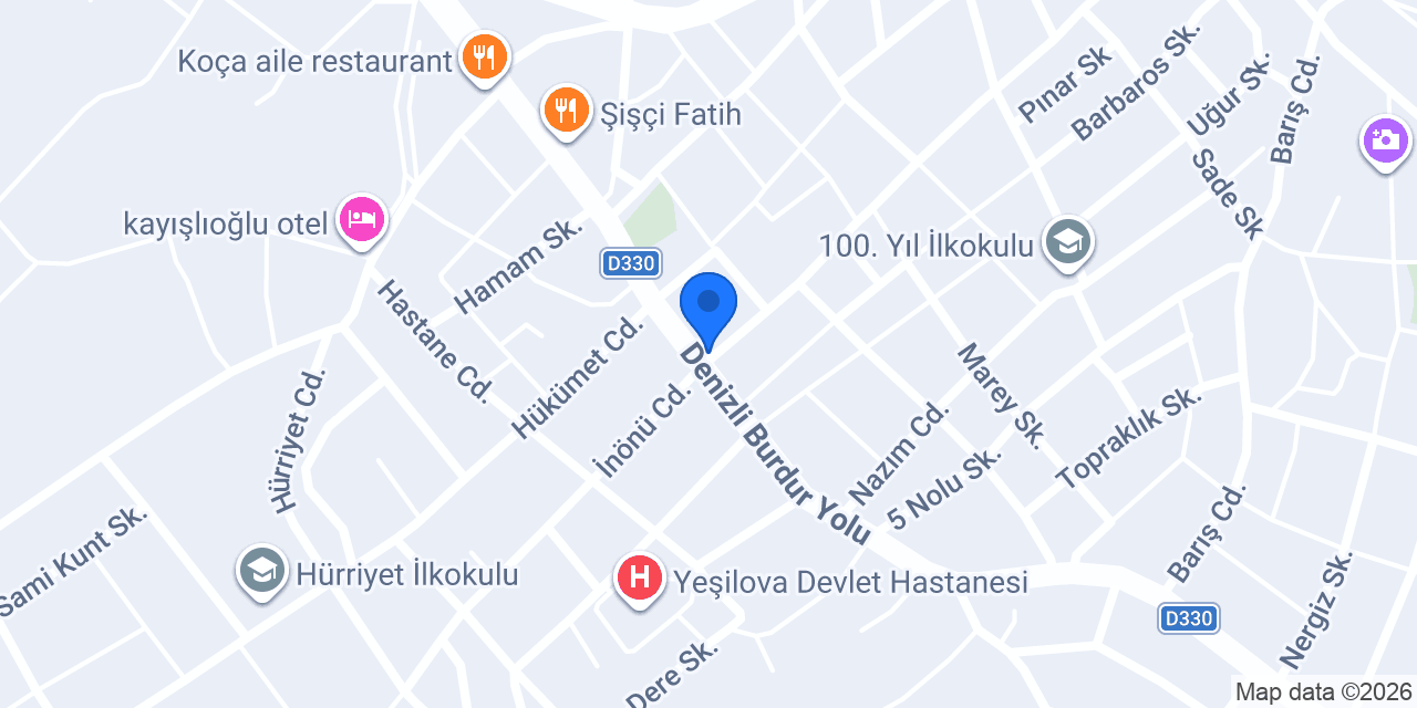 Yeni Tekin Eczanesi konumu