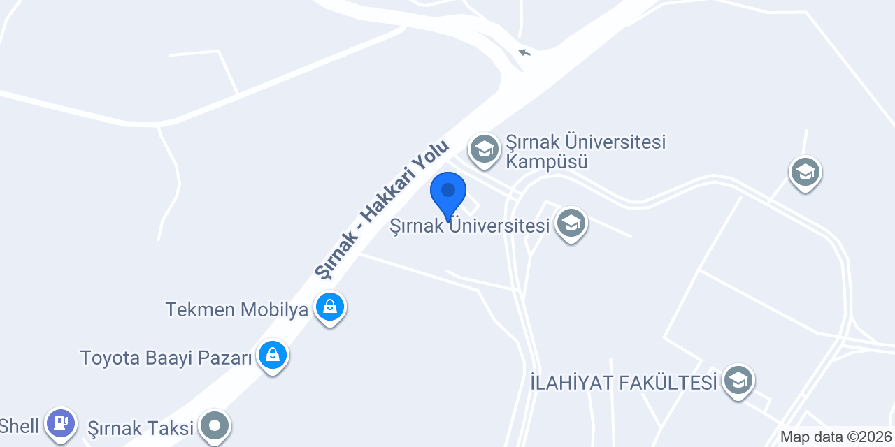Şırnak TTO konumu
