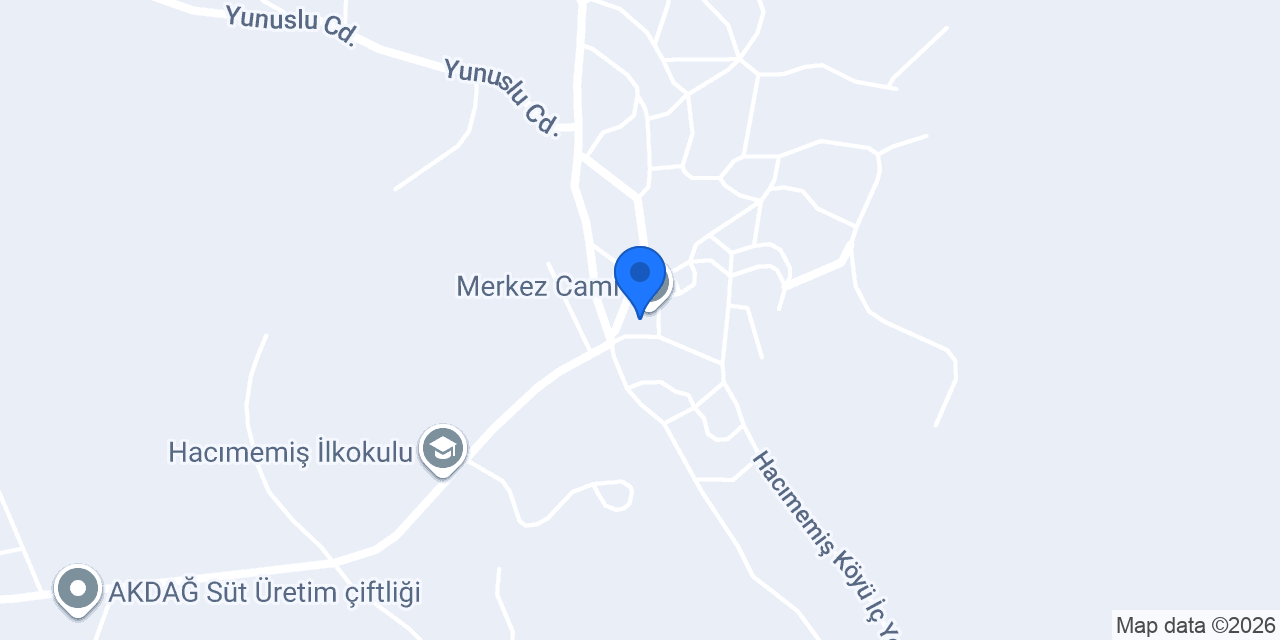 Hacımemiş Köyü Muhtarlığı konumu