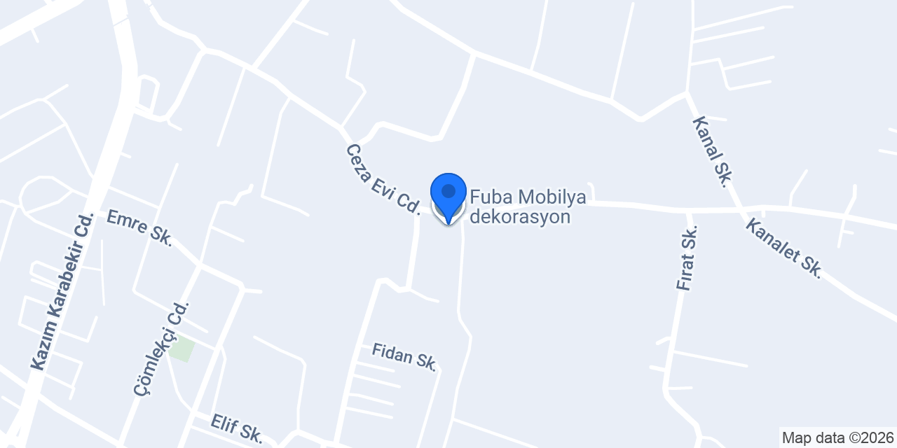 Fuba Mobilya dekorasyon konumu