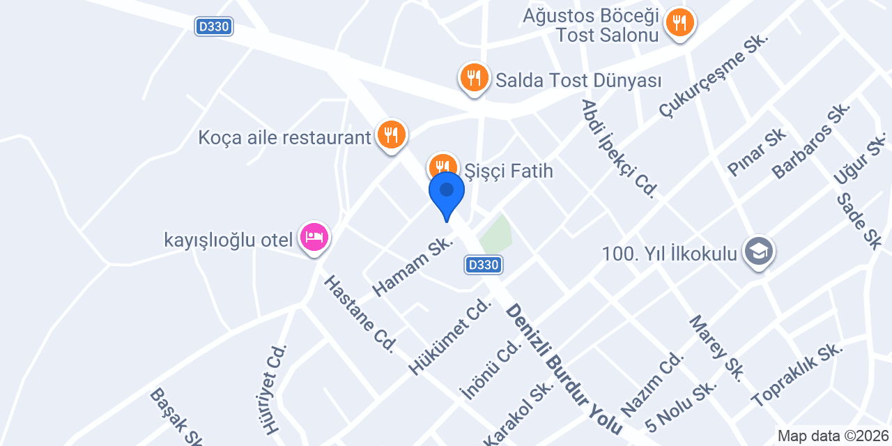 Macuroğlu Pide ve Şiş Salonu konumu
