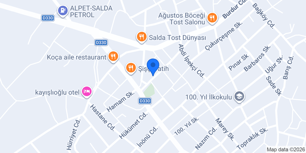 Salda DÖNCERCİSİ konumu