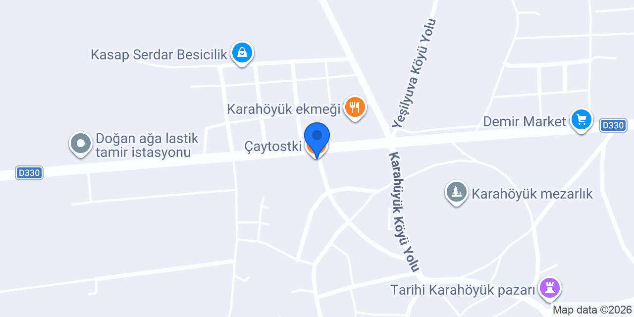 Çaytostki konumu