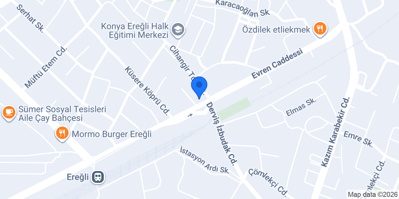 Bereket Etliekmek & Pide Salonu konumu