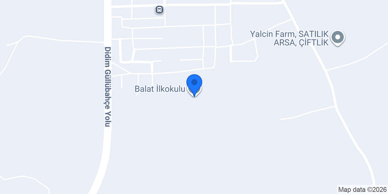 Balat İlkokulu konumu