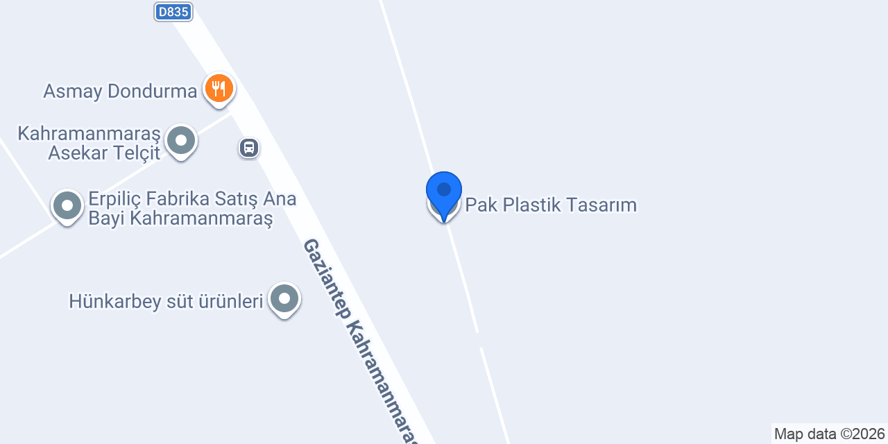 Pak Plastik Tasarım konumu