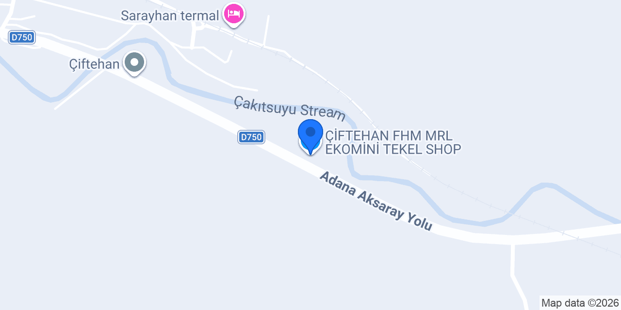 ÇİFTEHAN FHM MRL EKOMİNİ TEKEL SHOP konumu