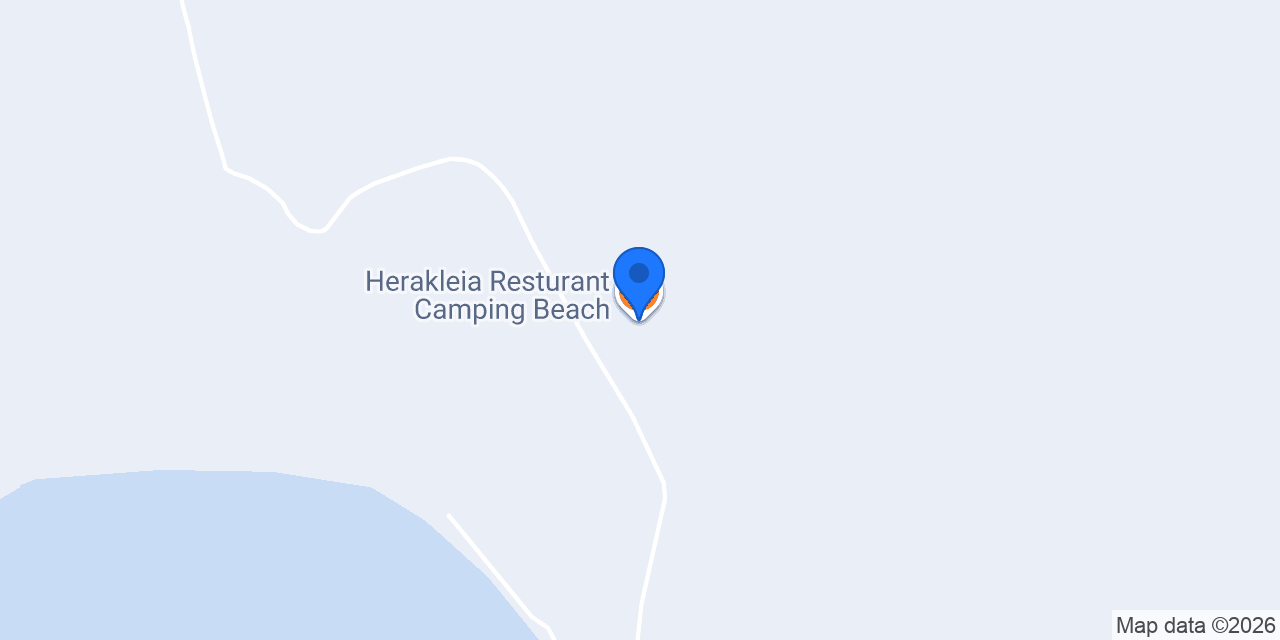Herakleia Resturant Camping Beach konumu