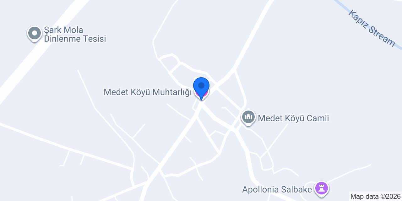 Medet Köyü Muhtarlığı konumu