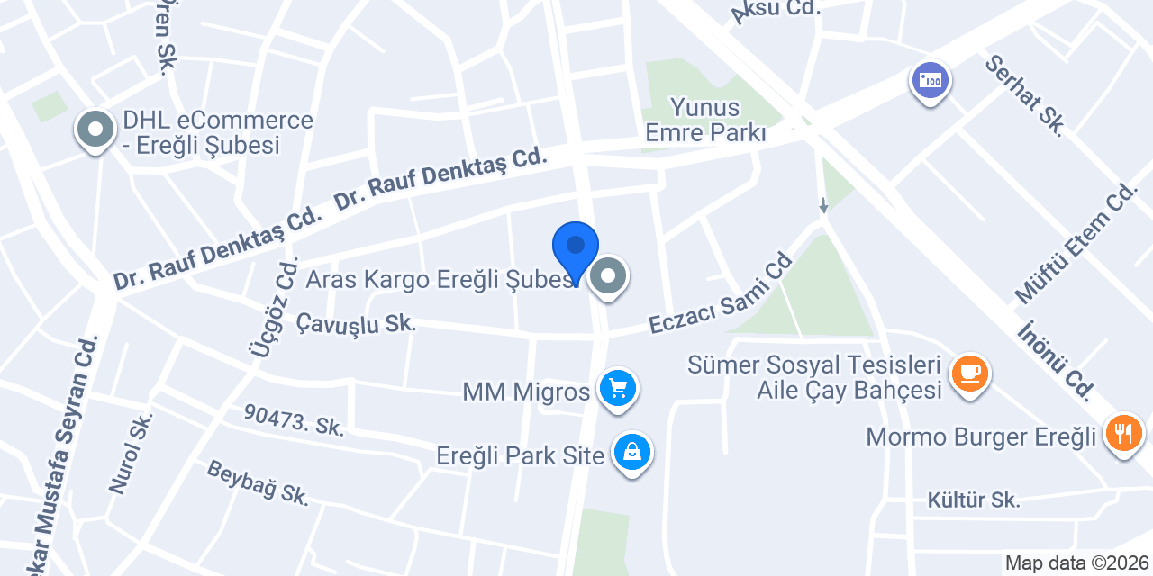 Avşar Sinema / Konya Ereğli Park Site konumu