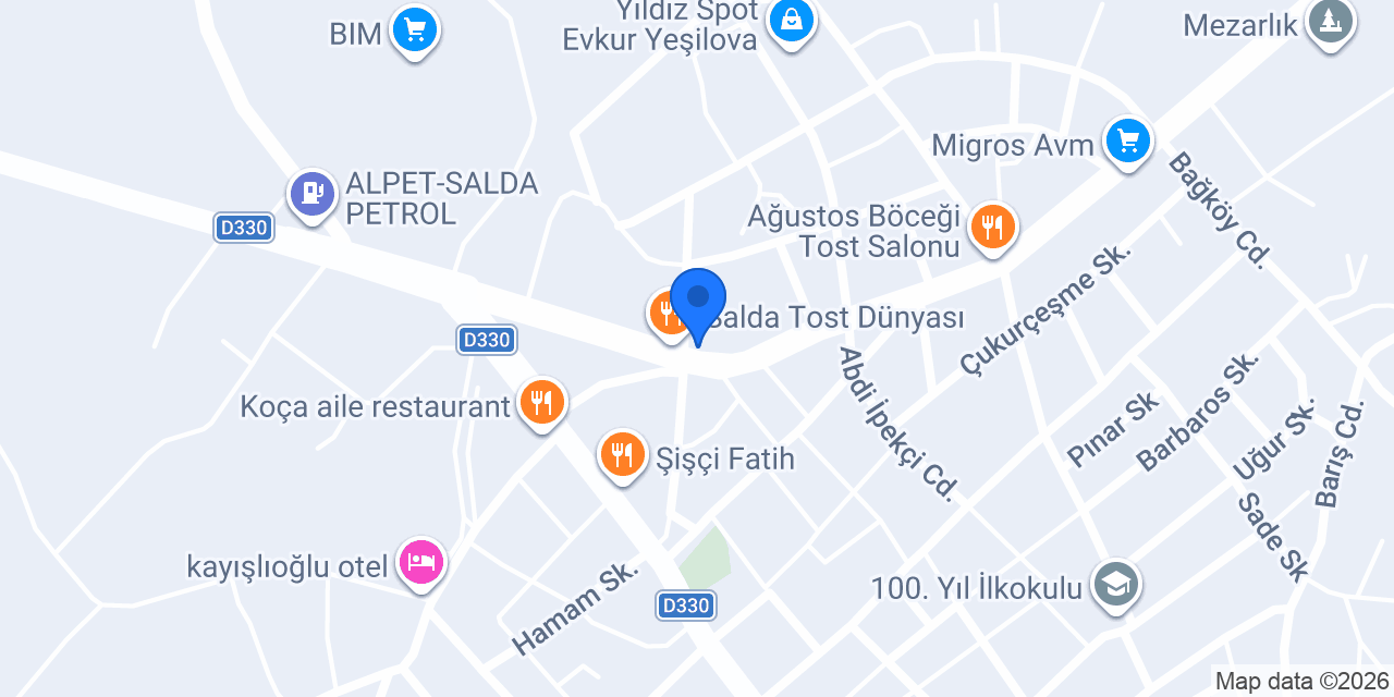 ŞAKAR AİLE KASABI konumu