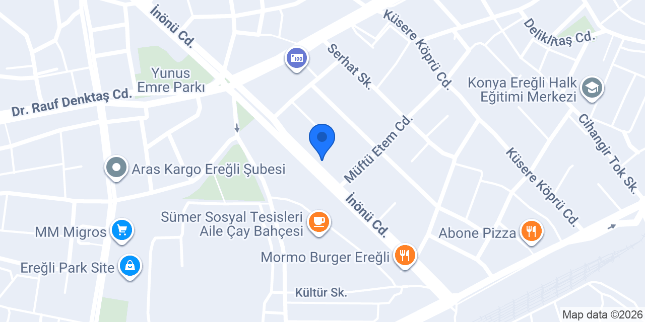 Pizzacı konumu