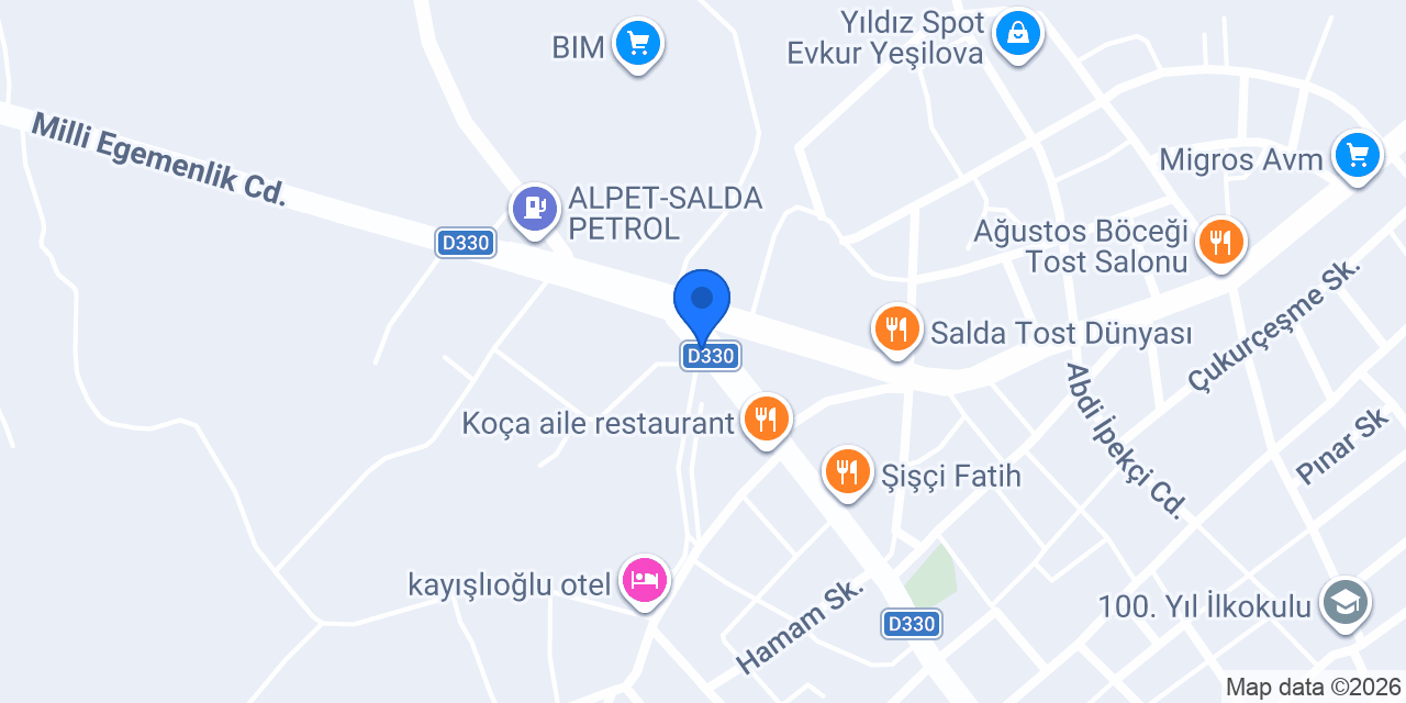 Duru Ticaret Oto Alım Satımı konumu