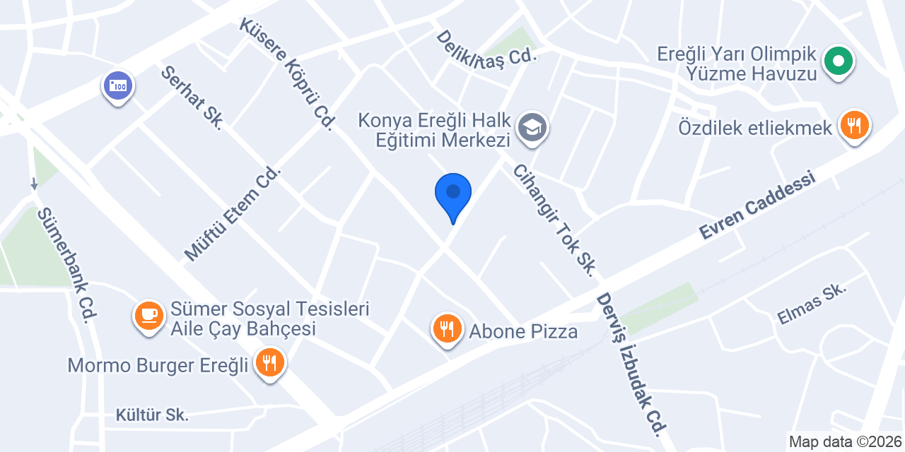 Ahmet Ebru Bayan kuaförü konumu