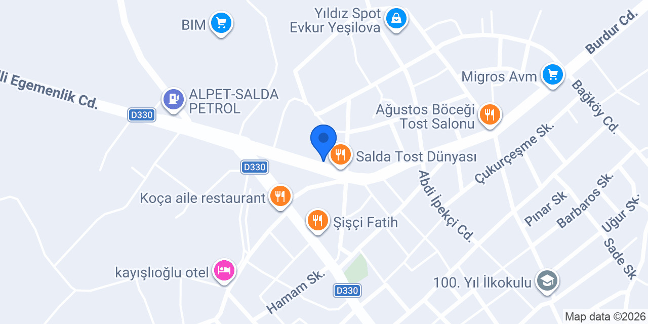 Maldivler Tost Salonu konumu
