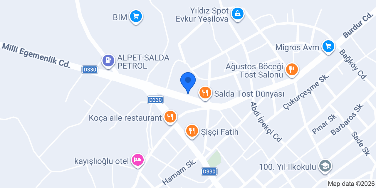 Duman Veteriner Kliniği konumu