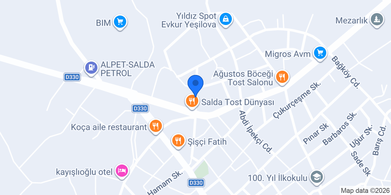 Tostçu Hüsnü konumu