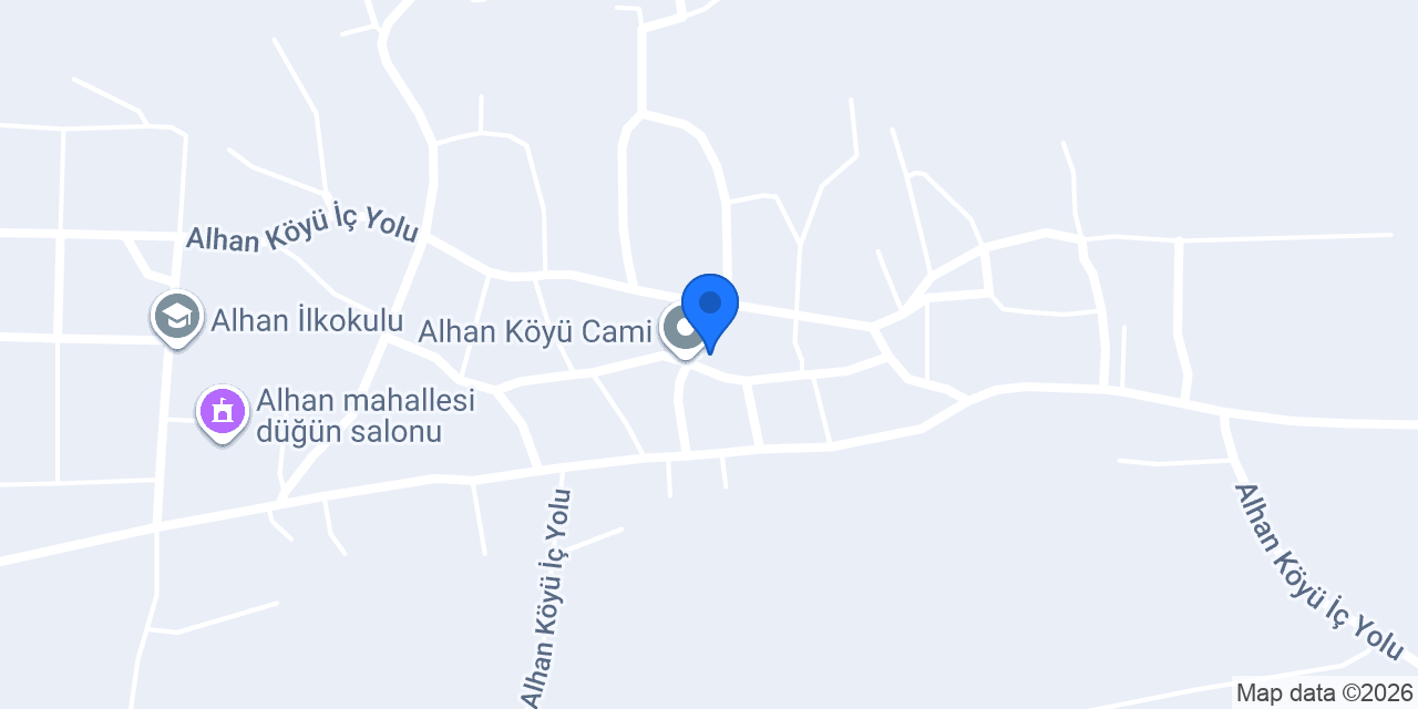 Alhan Köyü Muhtarlığı konumu