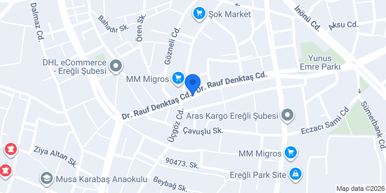 Güvenal Avize Dünyası konumu