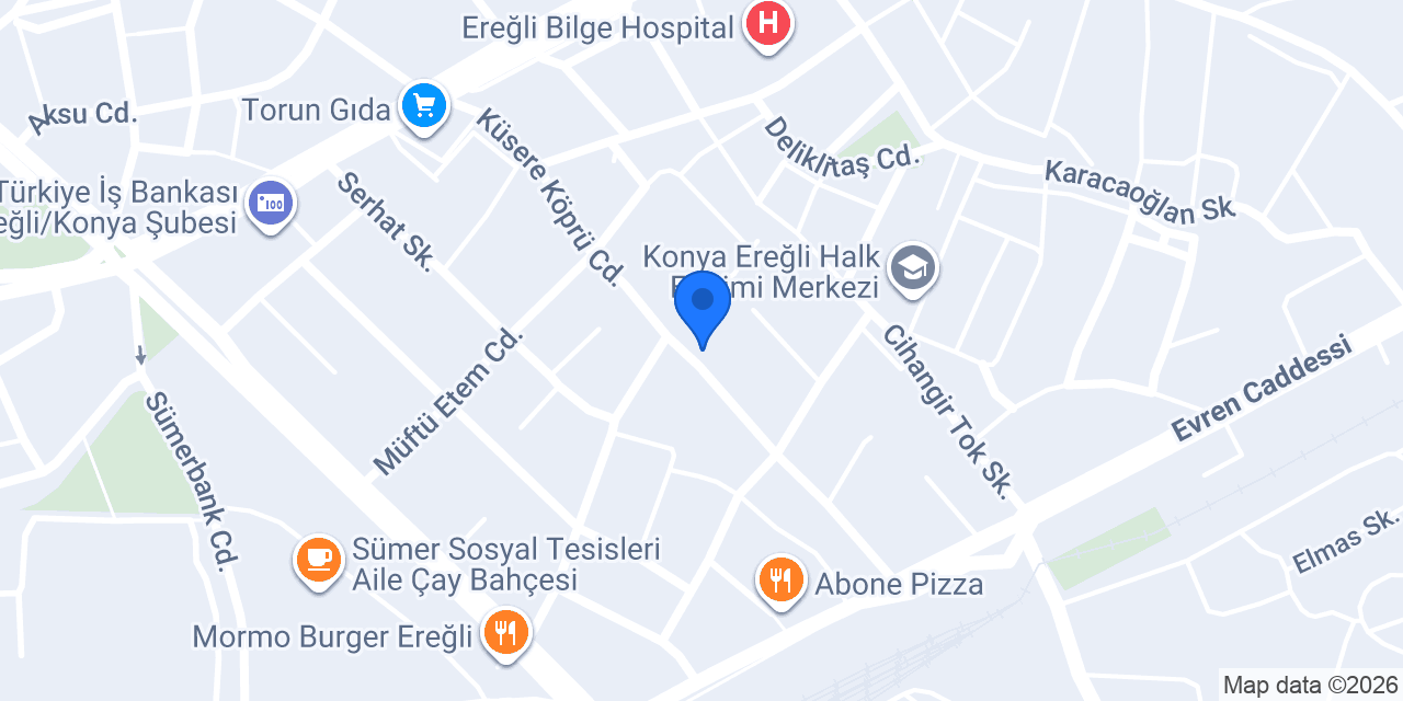 Eray Hair Studio Bayan kuaförü konumu
