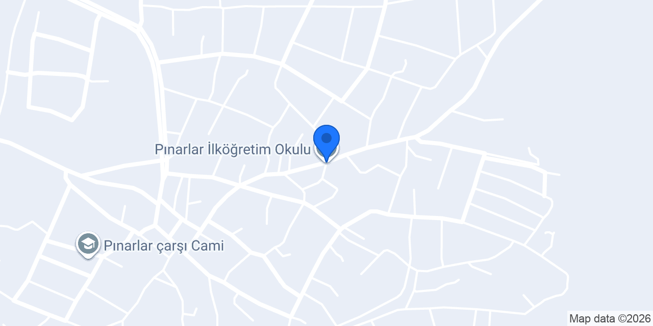 Pınarlar İlköğretim Okulu konumu
